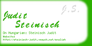 judit steinisch business card
